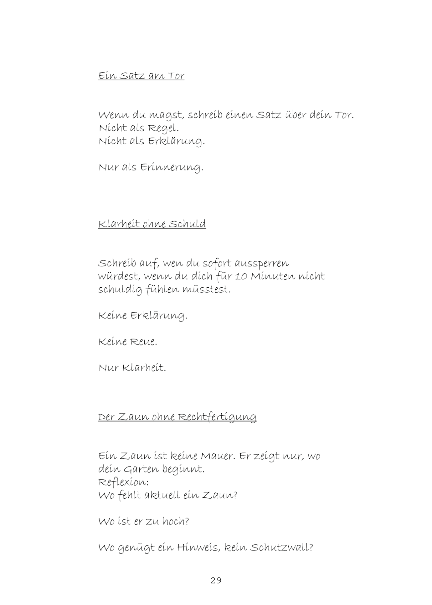Workbook DER INNERE GARTEN s29 der innere garten